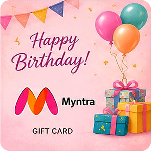 Gift Card Myntra for Birthday